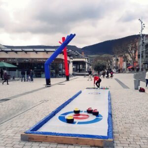 Piste de curling synthétique