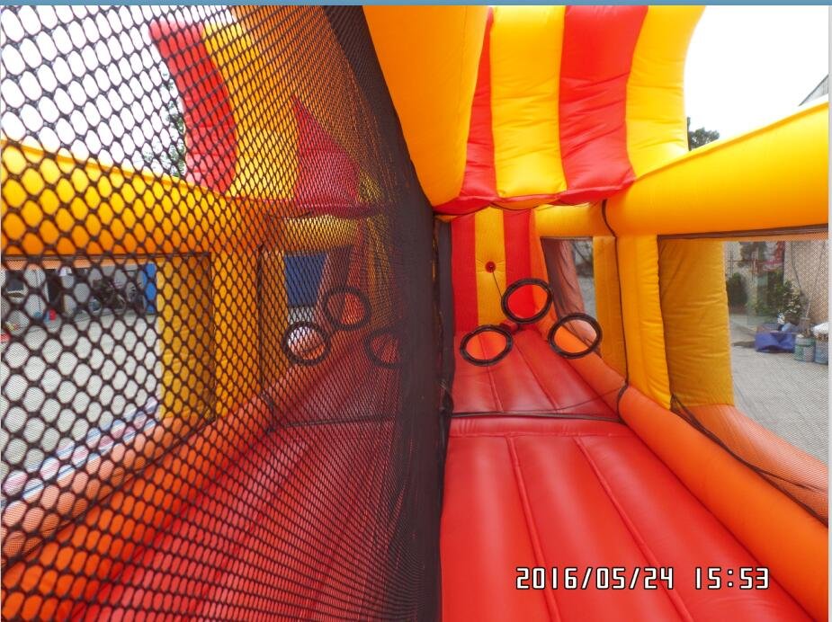 Jeu gonflable tire-élastique tennis à louer Toulouse