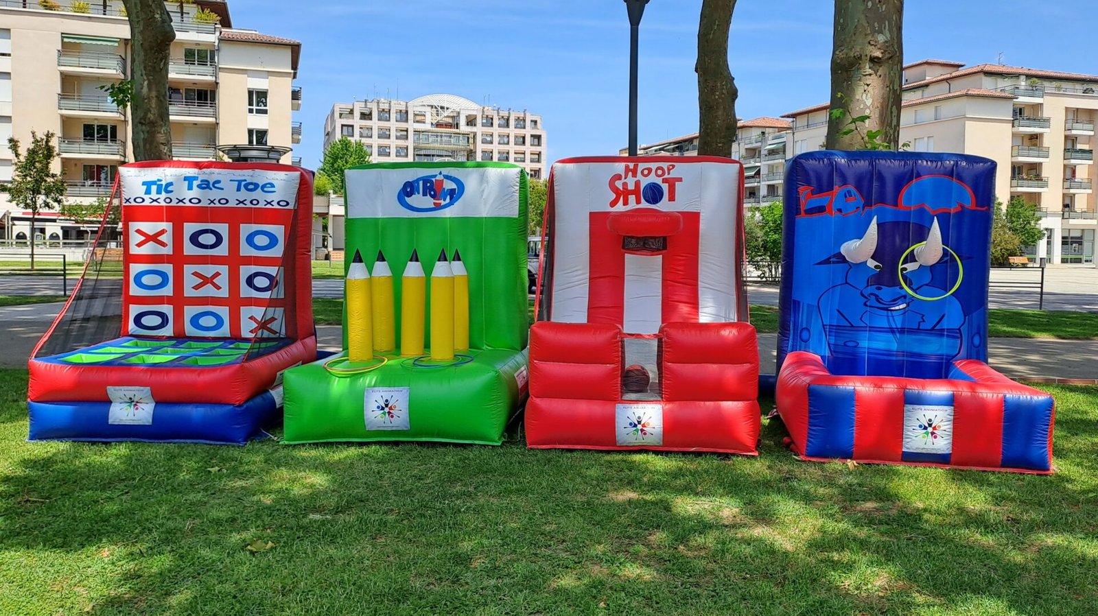 Jeu kermesse gonflable en location chez Elite animation Toulouse